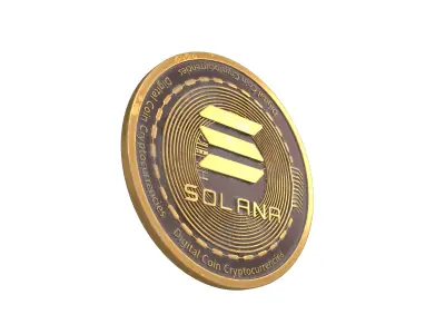 Solana Coin v4 002 3D model