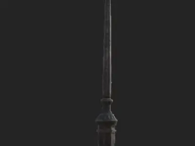 Street Lights Low-poly 3D model buy