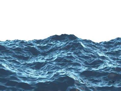 Orca Is Jumping In The Ocean 3D model