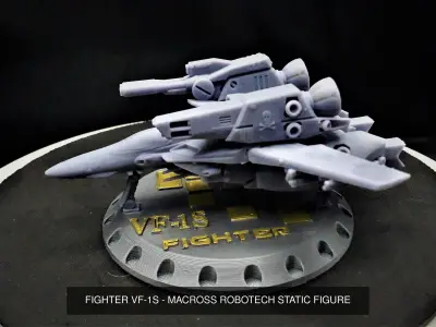 VF-1S Robotech Static Models 3D Model Pack