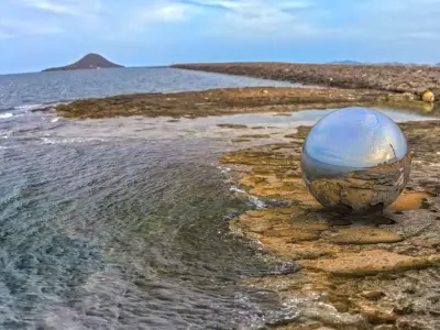 8K HDRI Lighthouse Sunset on Rocky Coast  Texture