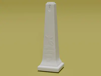 Wet Floor Sign 3D print model