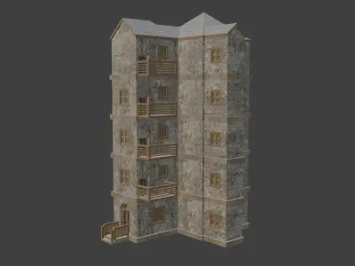 House Model 61 Low-poly 3D model