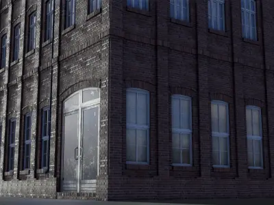 European Building 19 Low-poly 3D model