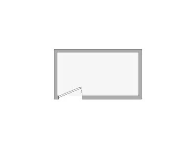 Simple Interior Sketch - 1-100 SF - Xactimate - Matterport 3D model