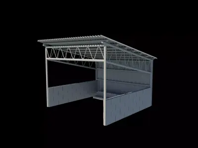 Bus Stop 3D model
