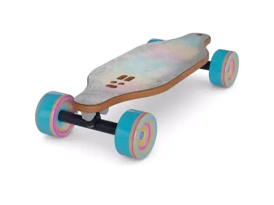 Electric Skateboard 3D model