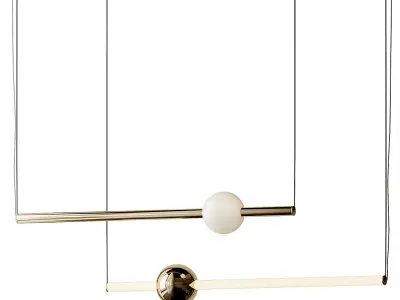 ORION TUBE SUSPENSION By Lee Broom 3D model