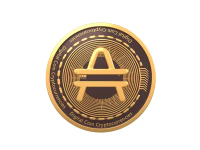 Amp Coin v3 001 3D model