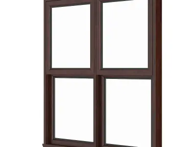 Wooden Window 15 3D model