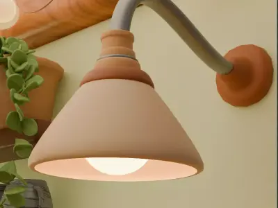 Cute and classy Lamp 3D model