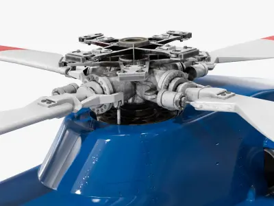  Sikorsky S-76 VIP Passenger Helicopter Blue White 