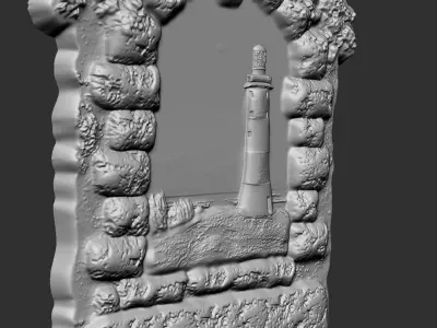 Stone Window 3D print model
