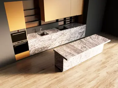 60-Kitchen12 matte 5 3D model