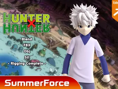 Killua Zoldyck - Hunter x Hunter 3D model