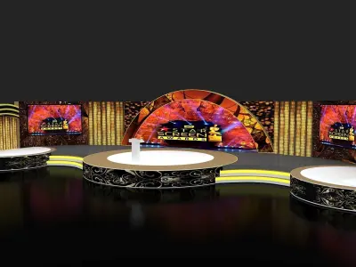 Stage Design 3d Model 3D model