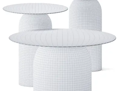 Freistil 154 Coffee Table set by Studioanise 3D model