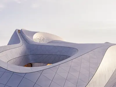 Futuristic building  51 3D model