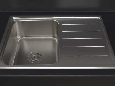 VATTUDALEN sink Ikea 69x47cm 3D model