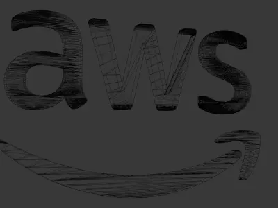 AWS Logo Free 3D model