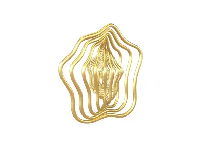 Abstract Sphere v9 001 Low-poly 3D model