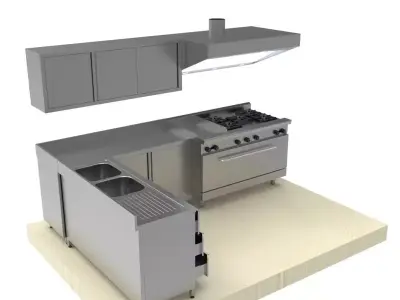 KITCHEN 40 3D model