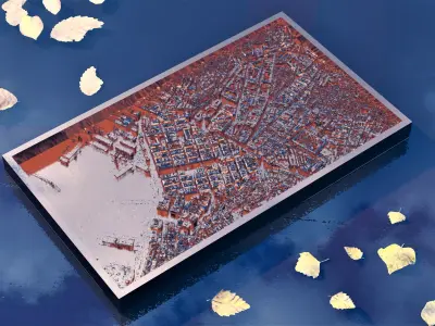 Trieste City Center 3D model
