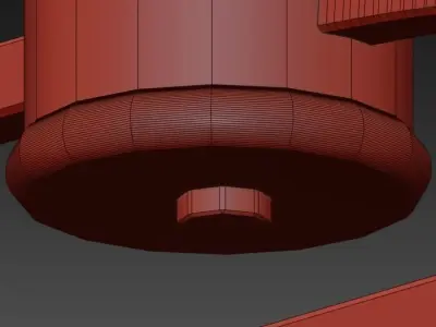 Clarissa glass drop quadro 3D model