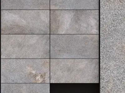 ABK Solutions Rock Grey 300x600 Set 2 3D model