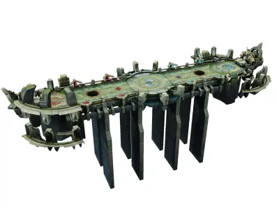 Ancient Chinese Imperial Palace Main Hall 3D model