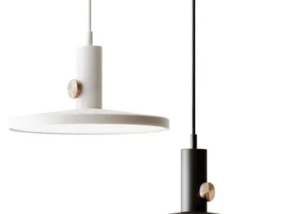 Mood LED pendant light from Yunic 3D model