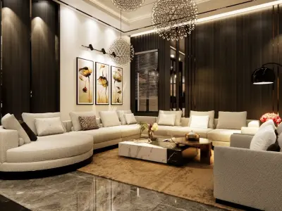 modern villa  3D model