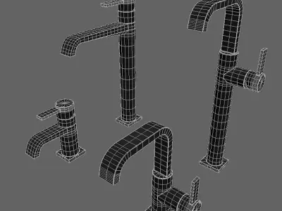 Faucets Grohe collection Allure SET 2 3D model