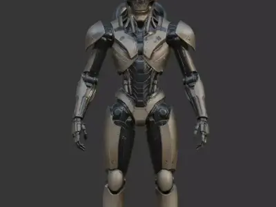 Alien Mech Warrior 3D model