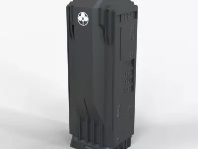 Arasaka Tower Low-poly 3D model