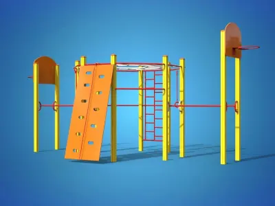 Playground for kids 3D model