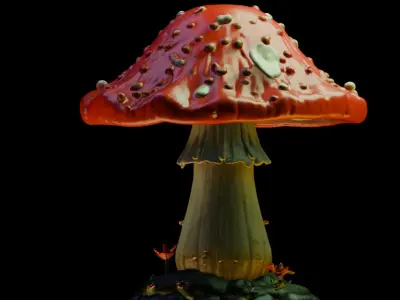 Mushroom 3 3D print model