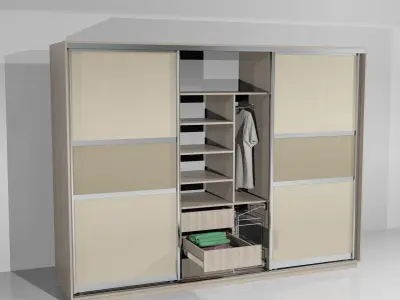 Wardrobe closet Free 3D model