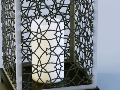 Lantern Patterned Mesh 3D model