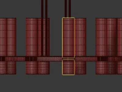 RAVELLE ROUND CHANDELIER 3D model