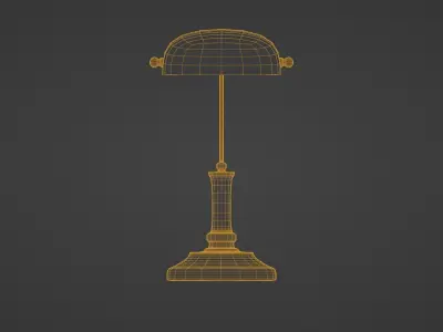 Desk Lamp Low-poly 3D model