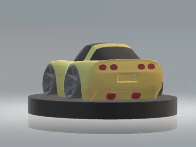 Car with star lights 3D print model purchase