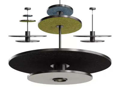 Slice Pendant Lamp by Zero 3D model