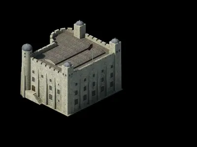 Different dimension - architecture 07 3D model