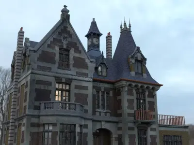 Abandoned Mansion  3D model