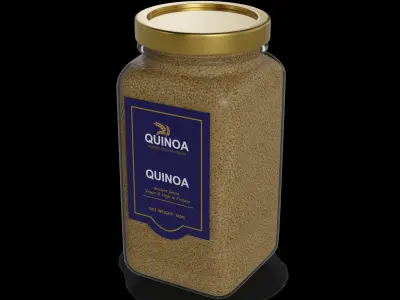 Quinoa Quinoa Low-poly 3D model
