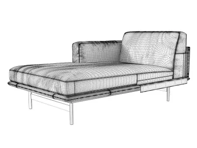 DS 175 Chaise Lounge 3D model