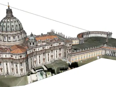 Architecture-Religion-God-Culture-Temple-047 3D model