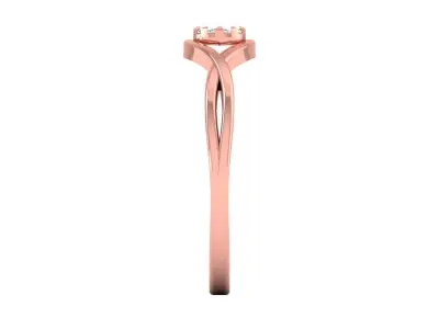 Solitaire Engagement Women Light Weight Rings 3D print model purchase