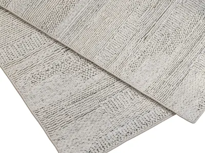 Carpet set 3230 - Floria Handmade Hand-Woven Rug - 5K 3D model